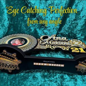 Eye-catching wooden key stand