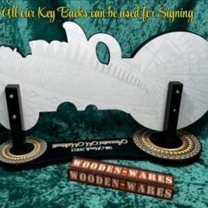 wooden back key