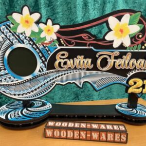 Handcrafted wooden design key