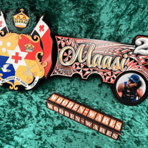 Intricate wooden key craftsmanship