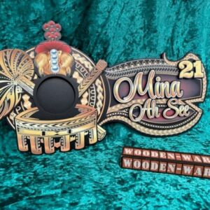 Decorative wooden key design