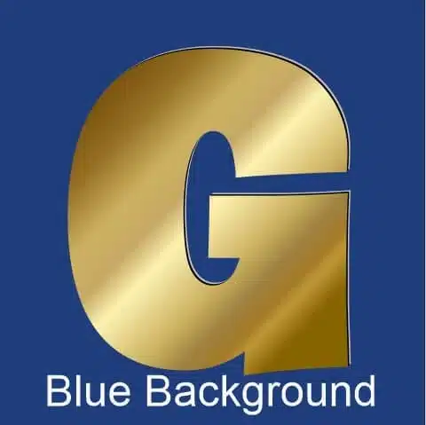 Blue Background-Gold