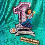 Decorative wooden key with unique design